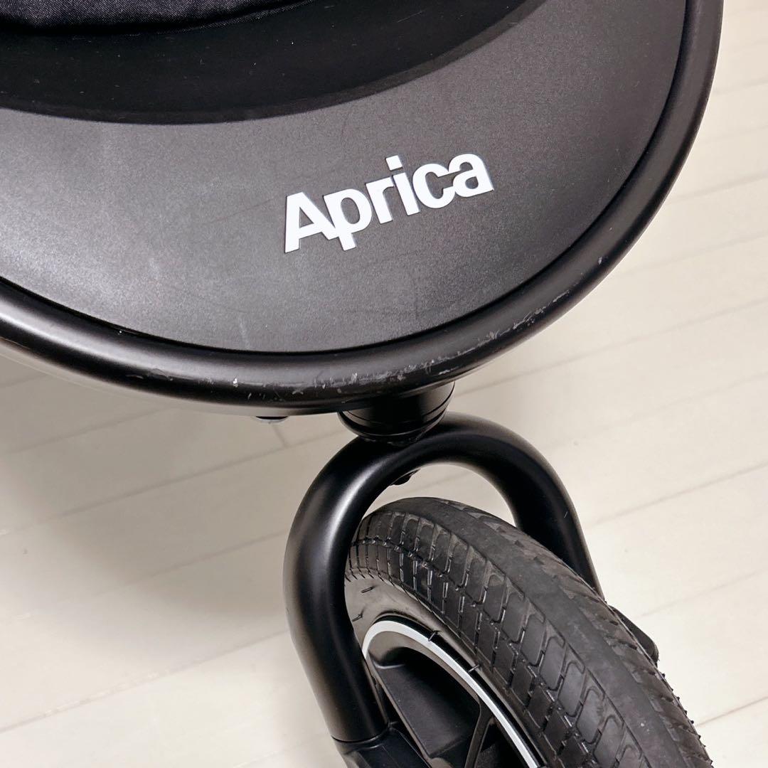 【極美品】Aprica スムーヴ プレミアム ABベビーカー 専用マット付き