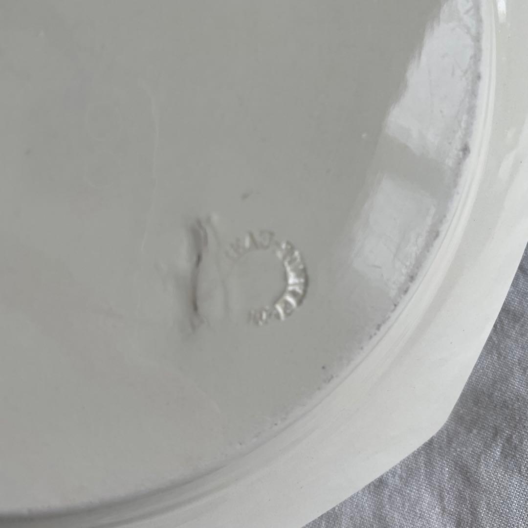 フランス アンティーク クレイユモントロー オクトゴナル深皿A