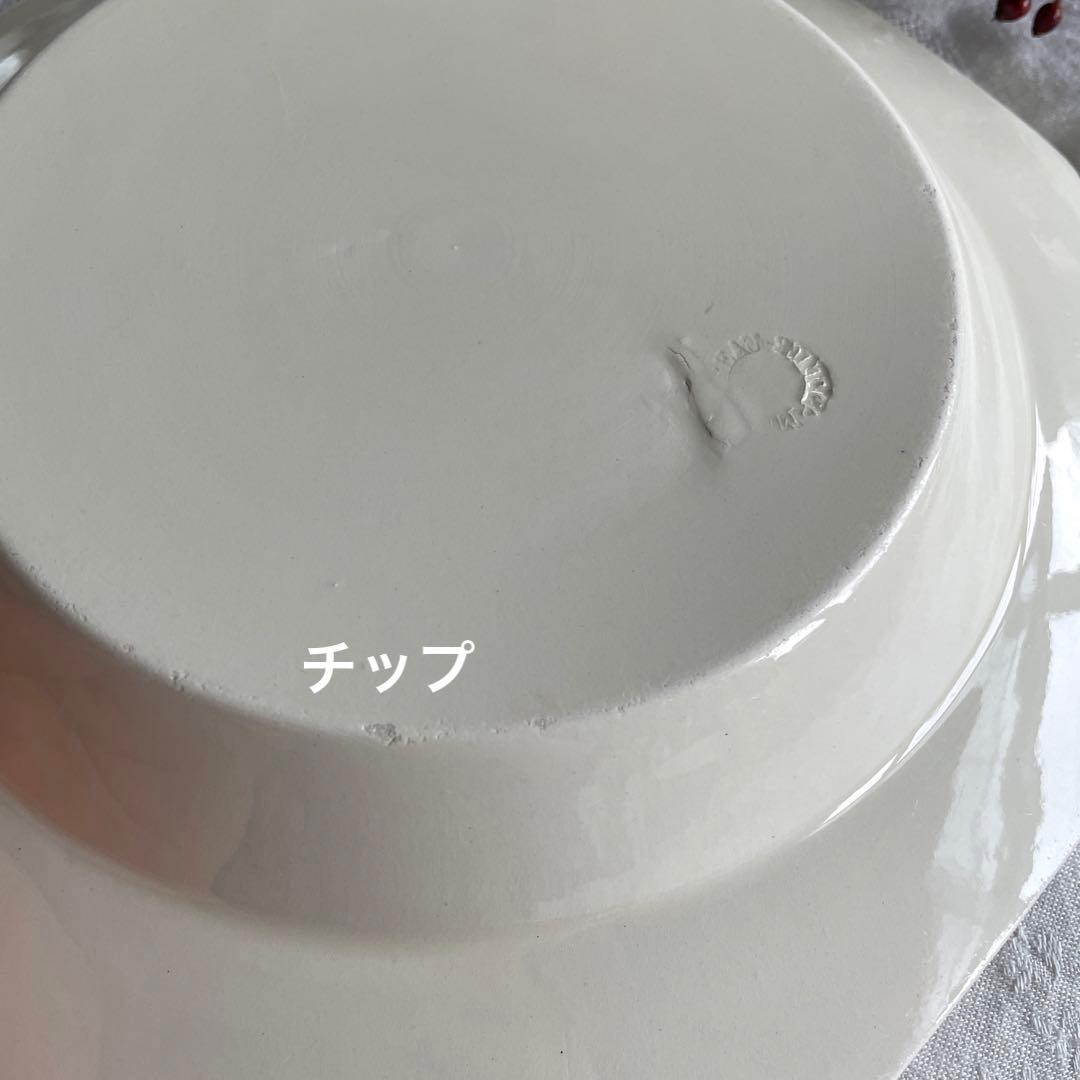 フランス アンティーク クレイユモントロー オクトゴナル深皿A