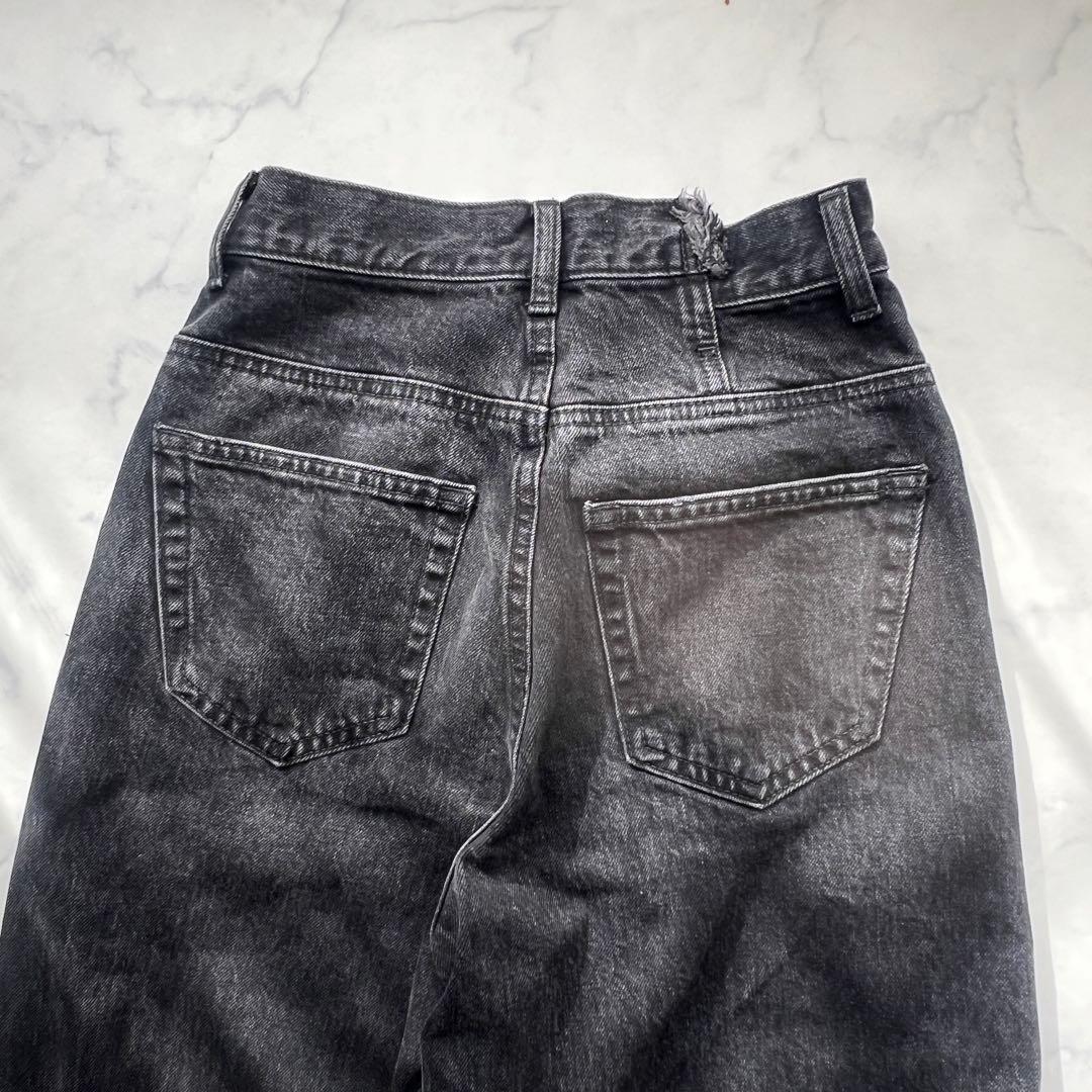 ポケ様　未使用MOUSSY CROSS WAIST WIDE STRAIGHT