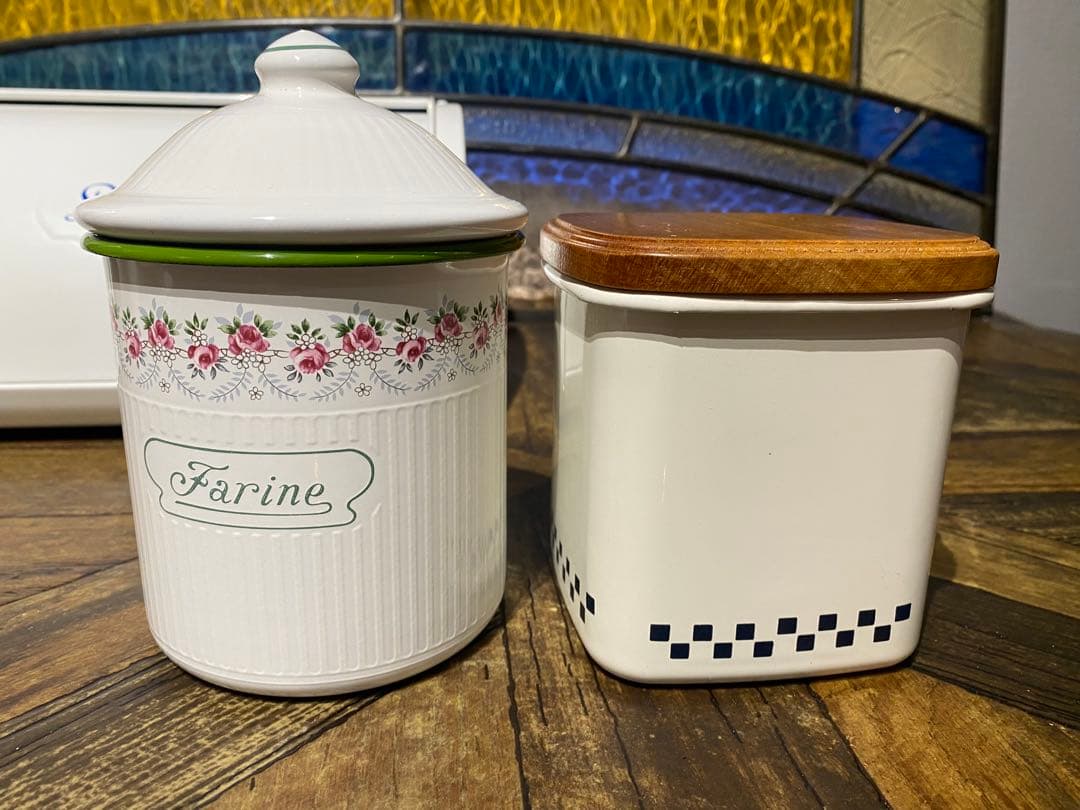 マニーローズ キャニスターセット 野田琺瑯パンケース ロールトップブレッド缶