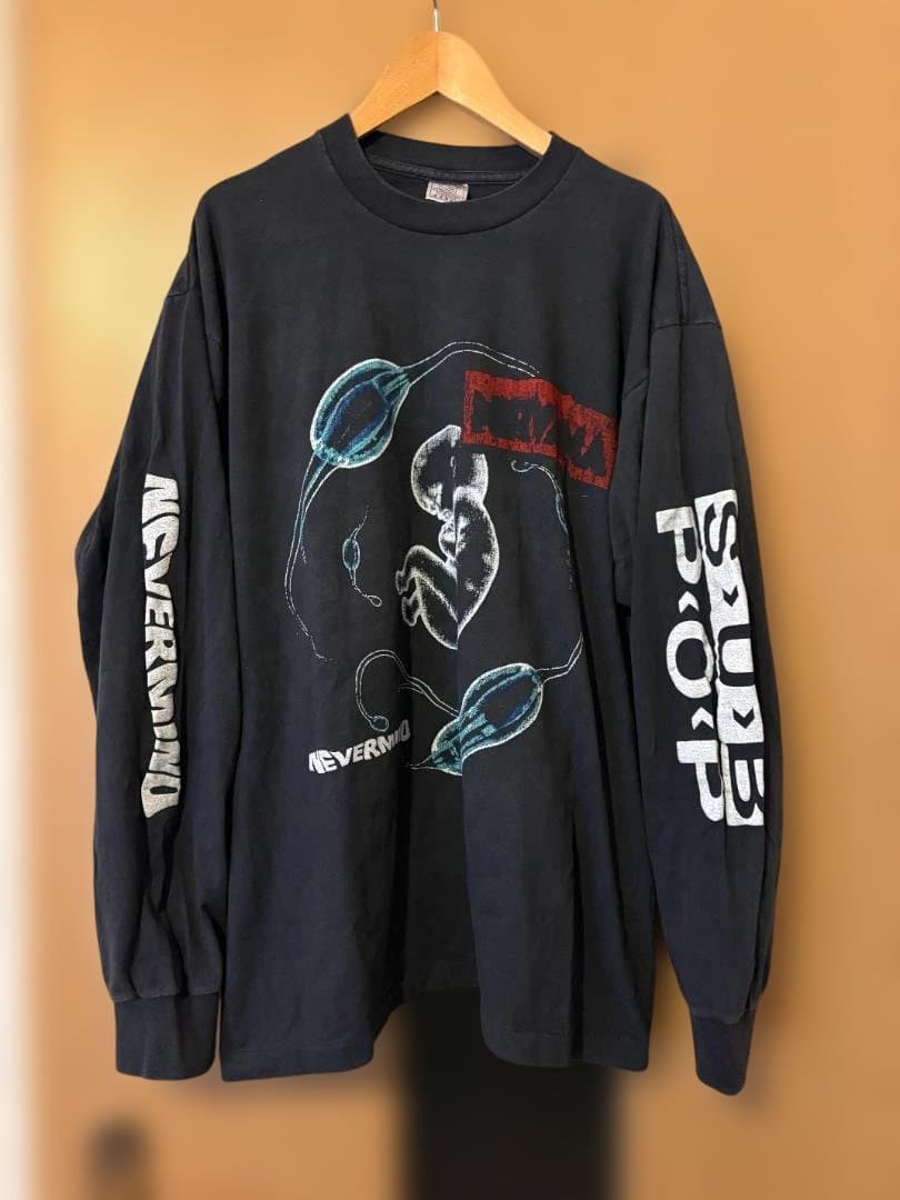 NIRVANA ニルヴァーナ カートコバーン 長袖 tシャツ ロンT XL