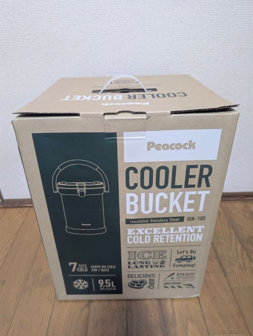 Peacock クーラーバケット 9.5L