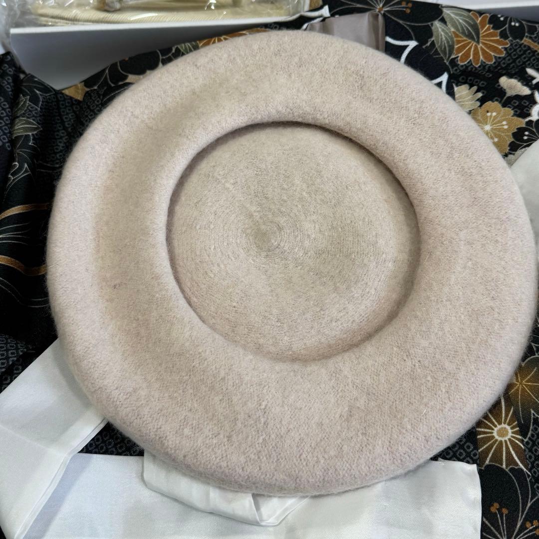 utataneひよこ商店　七五三３歳用被布コートセット 男の子 ベージュ金彩墨黒