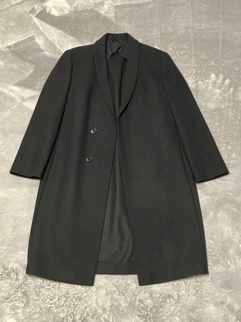 UNIQLO & LEMAILE チェスターコート カシミヤ混 黒