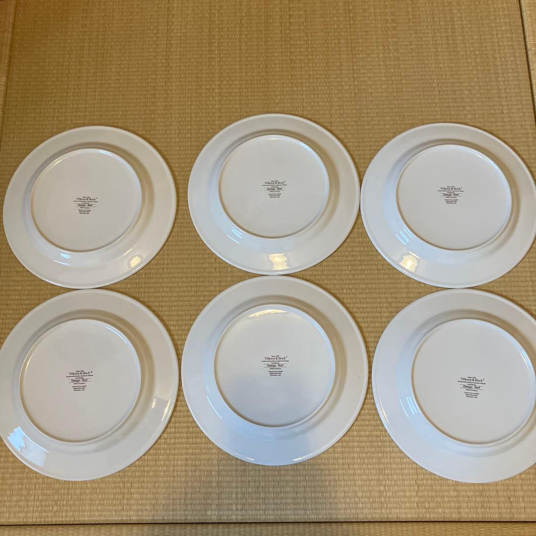 ヴィレロイボッホ　プレート　6枚セット　デザインナイーフ　27cm