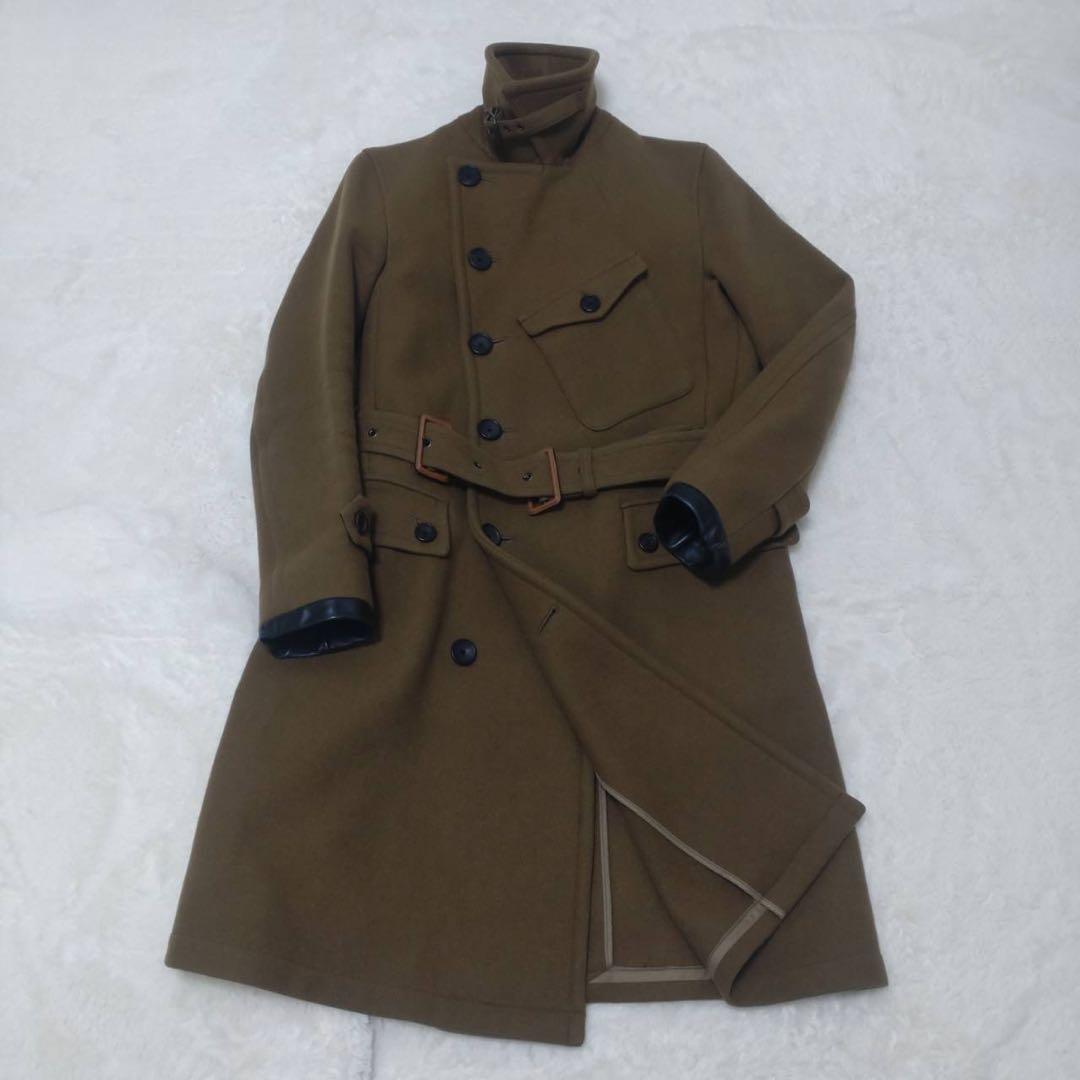 SCYE BASICS◆サイベーシックス◆モーターサイクルコート ウールカシミヤ