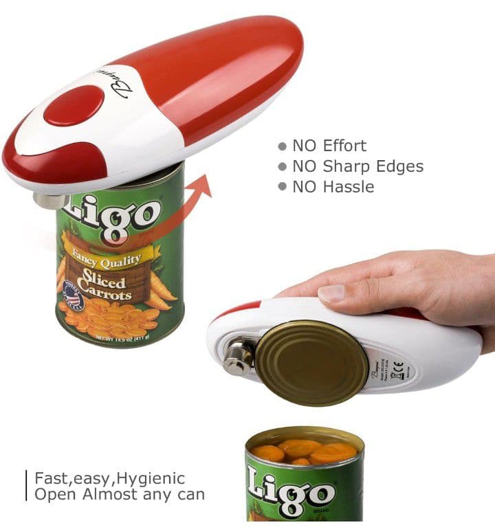 ❤️新品、未使用❤️電池式　ワンタッチ缶切り　缶オープナー