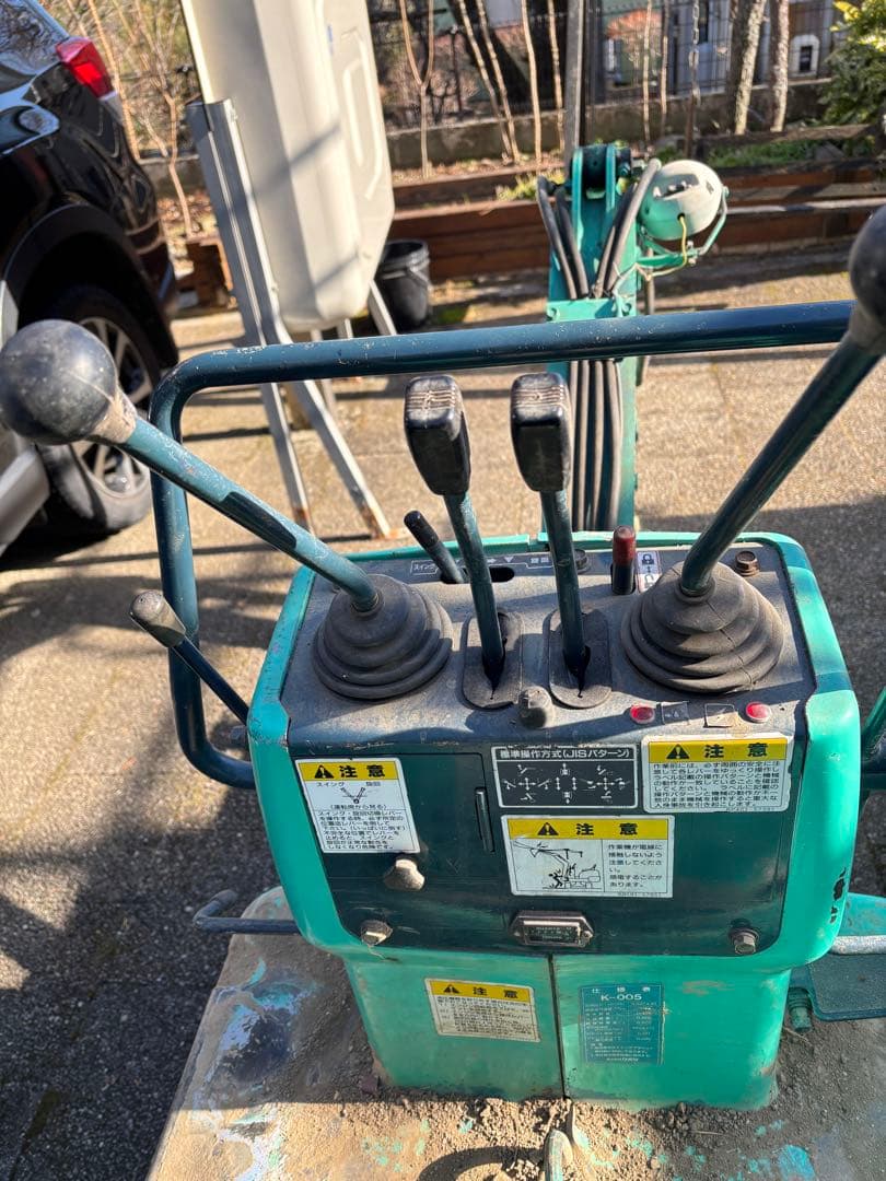 クボタバックホー K005- 小型油圧ショベル，長野県飯田市、（引取限定）