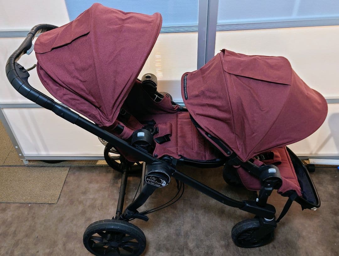 ベビージョガー シティセレクト ベビーカー 2 LUX双子用安定抜群~手渡し美品