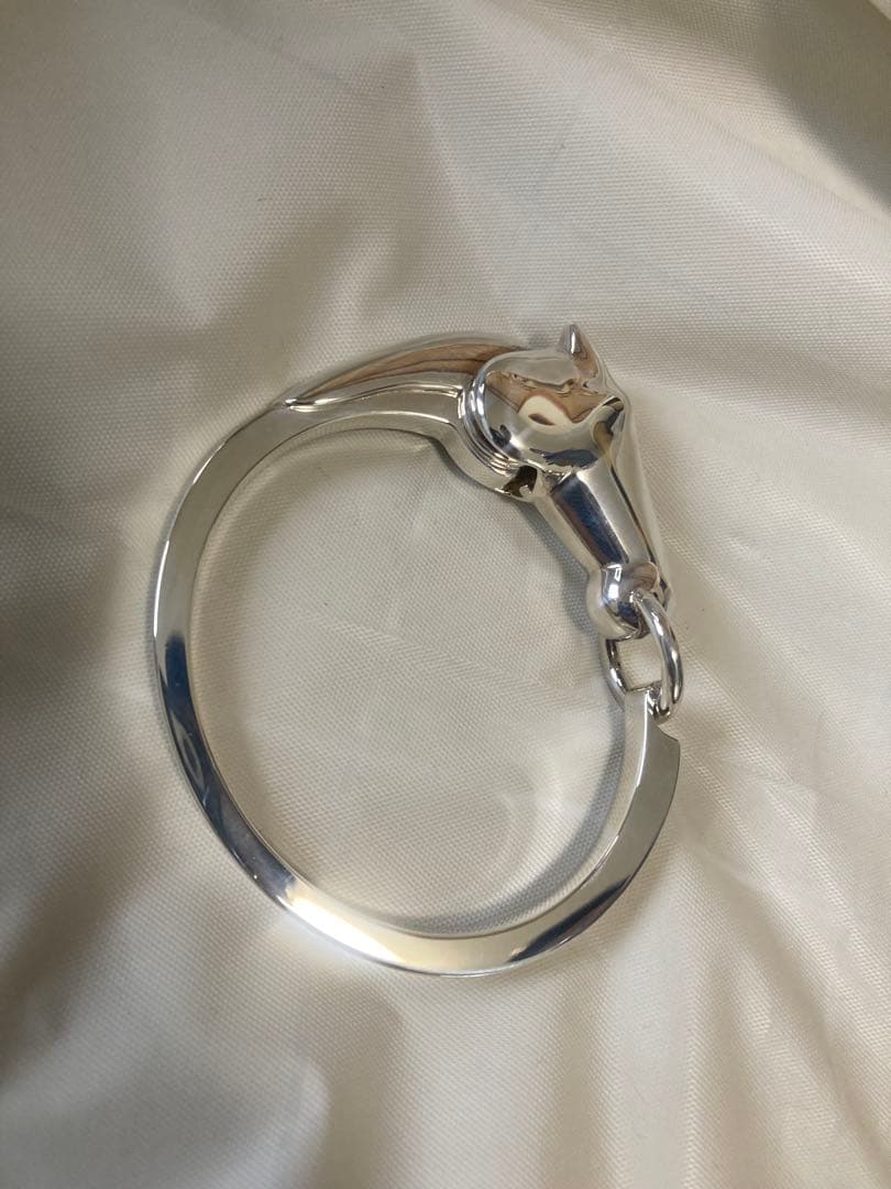 エルメス　シルバー　925 sv ag ギャロップ　バングル