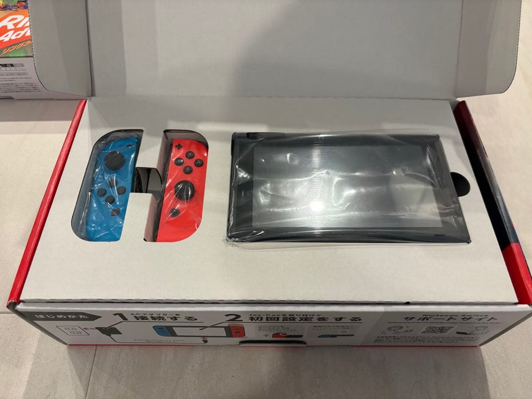 Switch 本体 赤青 + Ring Fit Adventure おまけケース