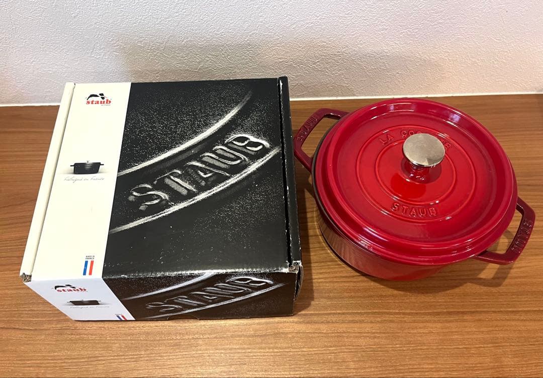 【STAUB】ピコ・ココット ラウンドチェリー/18㎝