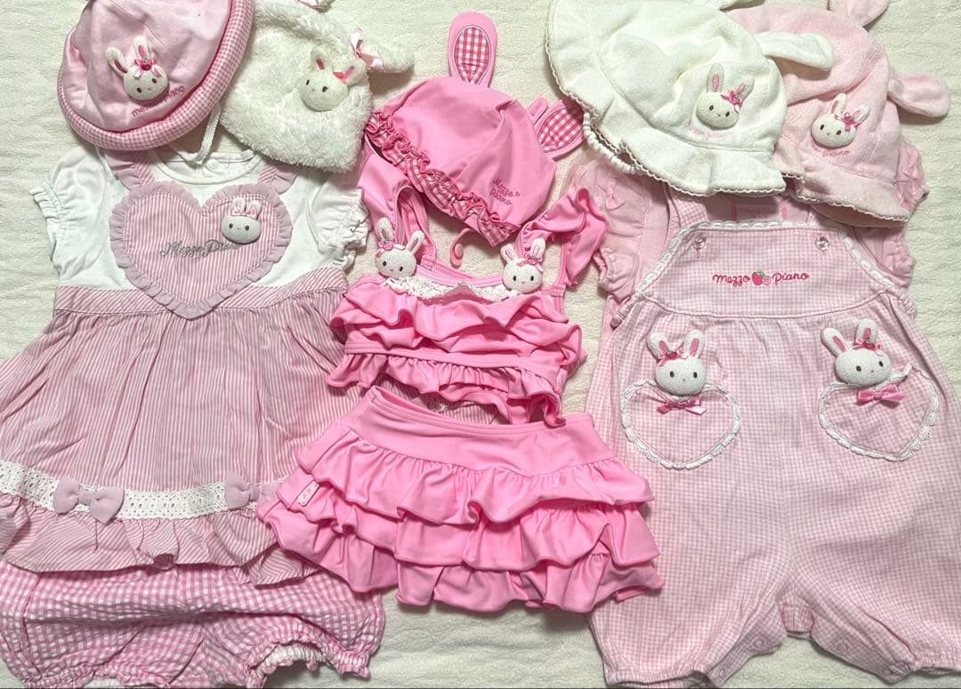 メゾピアノ　立体うさぎ　水着