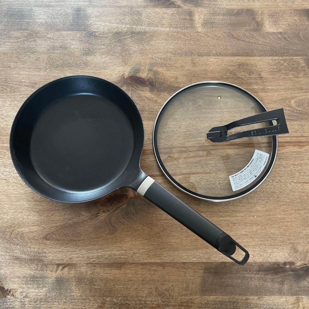 バーミキュラーフライパン 20cm ガラス蓋付き