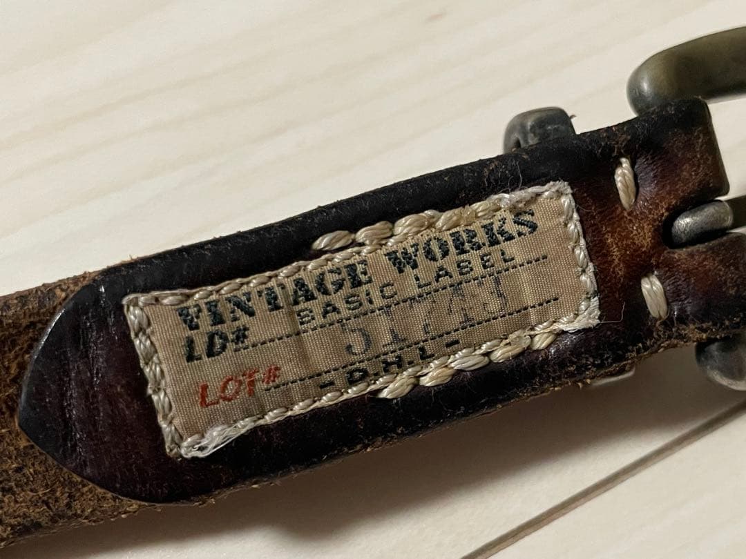 と*ー様 ビンテージワークス ベルト