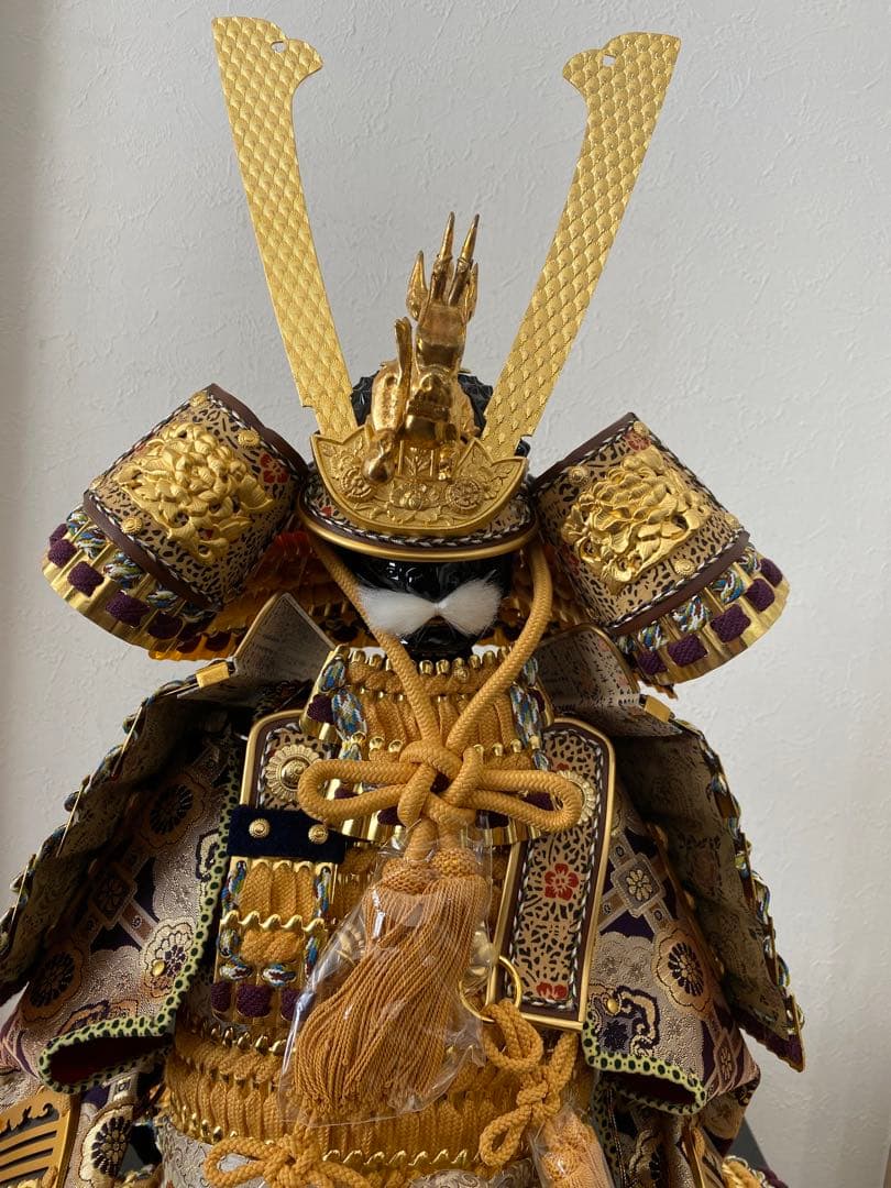 金メッキ 五月人形 兜 華山 武政作 こどもの日 子供の日