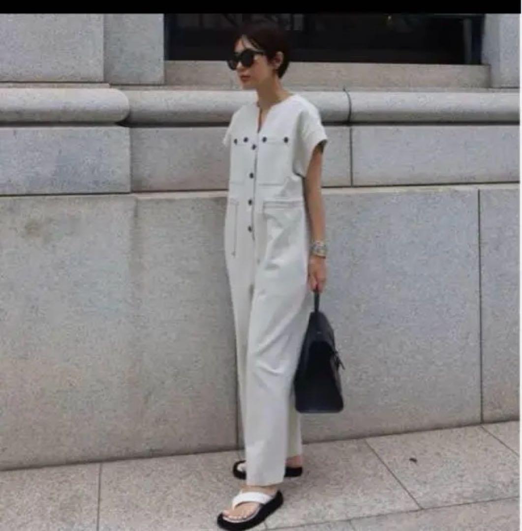 【MACHATT】 マチャットリネンオールインワンFREE size