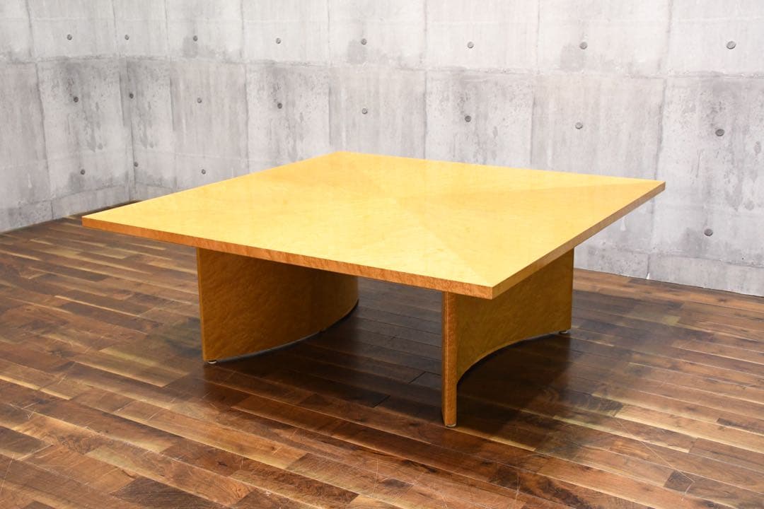 DAI32 IDC大塚家具 スプレンダー センターテーブル バーズアイメープル