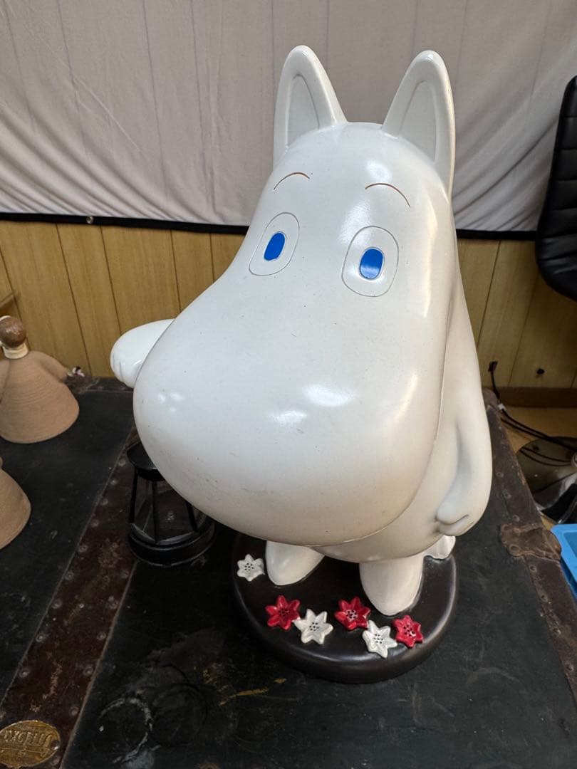 ☆ムーミン 置物 ランタン付き 約50cm