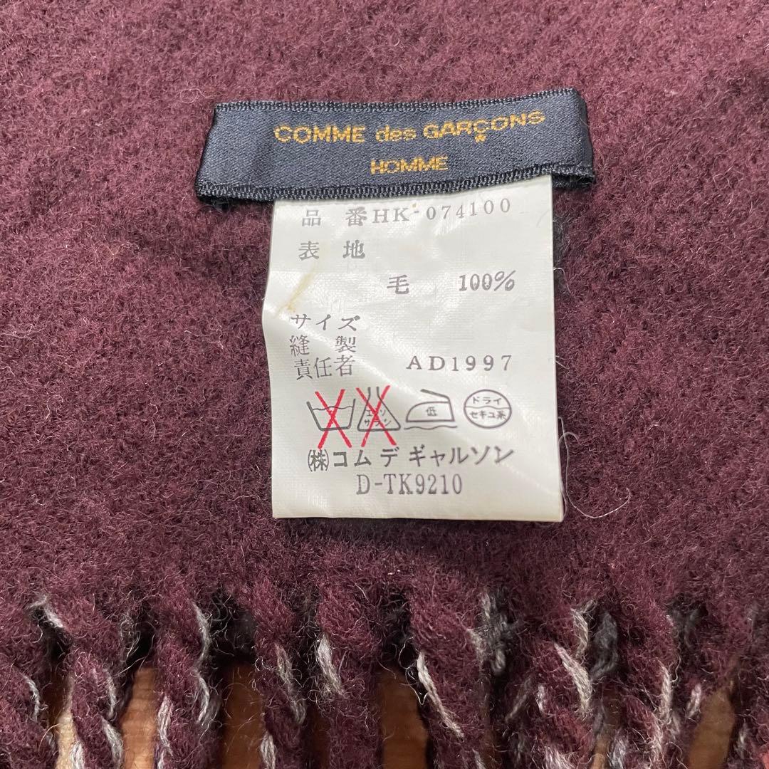 AD1997 COMME des GARÇONS ウール ハウンドトゥース