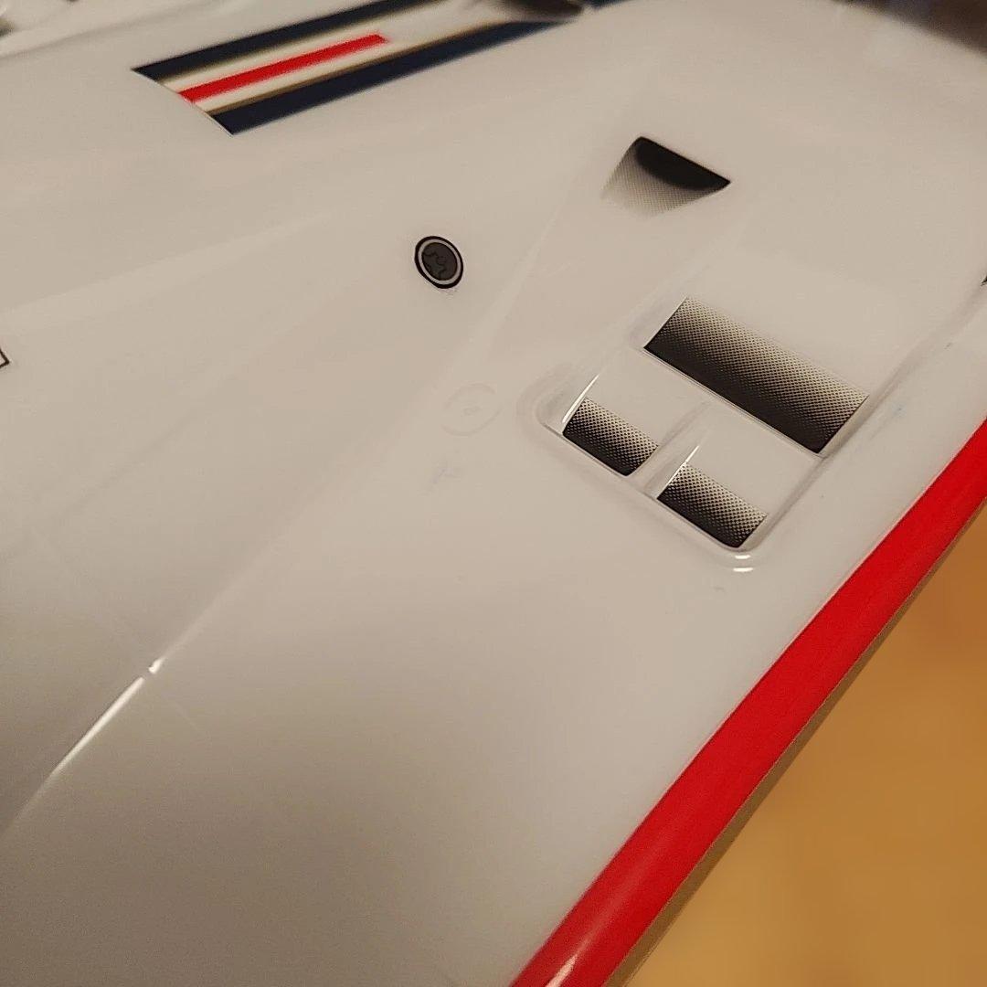 そ*）様 タミヤ　ポルシェ956 塗装済みボディセット　ロスマンズ対応タイプ