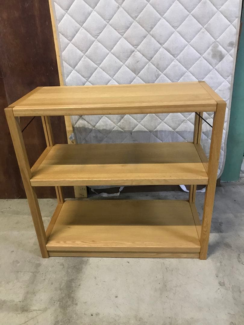 廃盤希少 無印良品 オーク材ユニットシェルフ 小