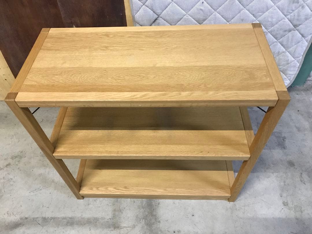 廃盤希少 無印良品 オーク材ユニットシェルフ 小