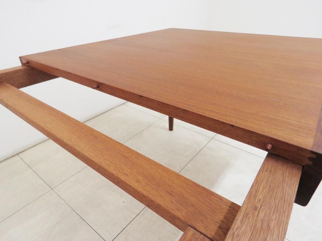 ★美品★青林製作所 ティファニー ダイニングテーブル チーク ジャパニーズモダン