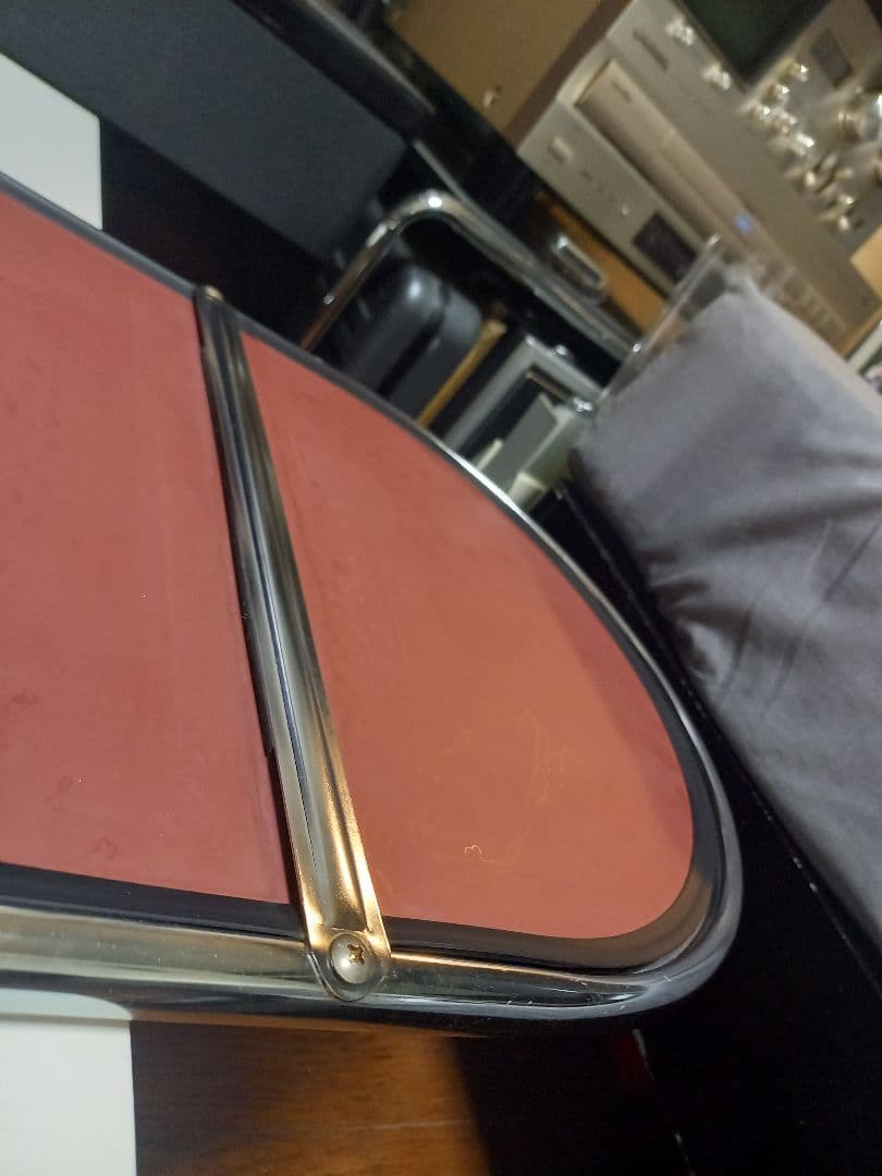 1980's　スペースエイジ　インダストリアル　アーチ　メタル　フレーム　ミラー