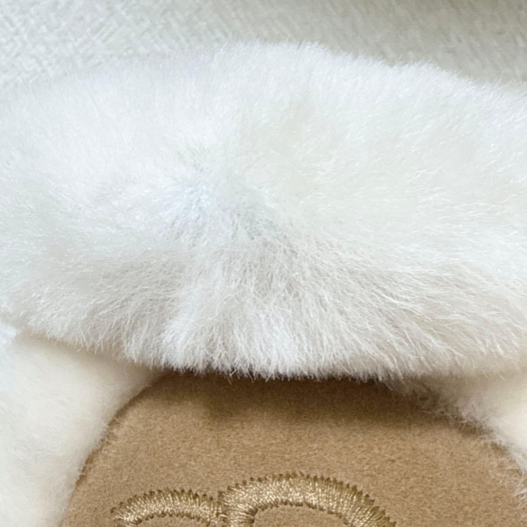 アグ シープスキン エンブロイダリー イヤーマフ チェスナット