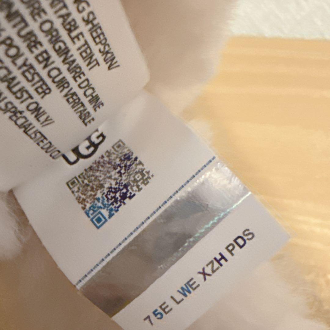 アグ シープスキン エンブロイダリー イヤーマフ チェスナット