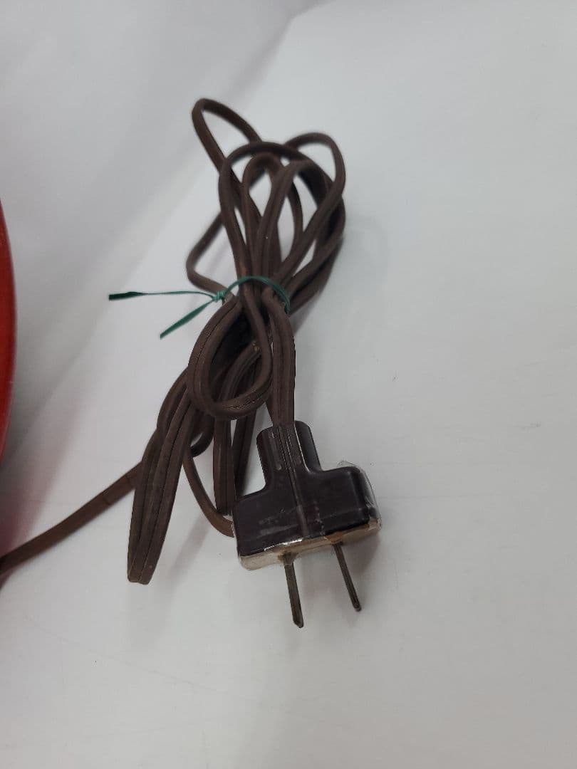 Telechron　アンティーク　スクールクロック　赤　掛け時計　稼働　希少