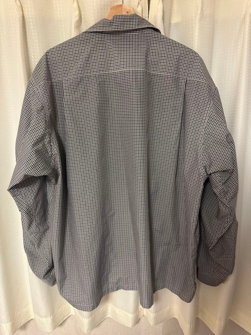 22AW XL ダイワピア テックニューアングラーズオープンギンガム 長袖シャツ