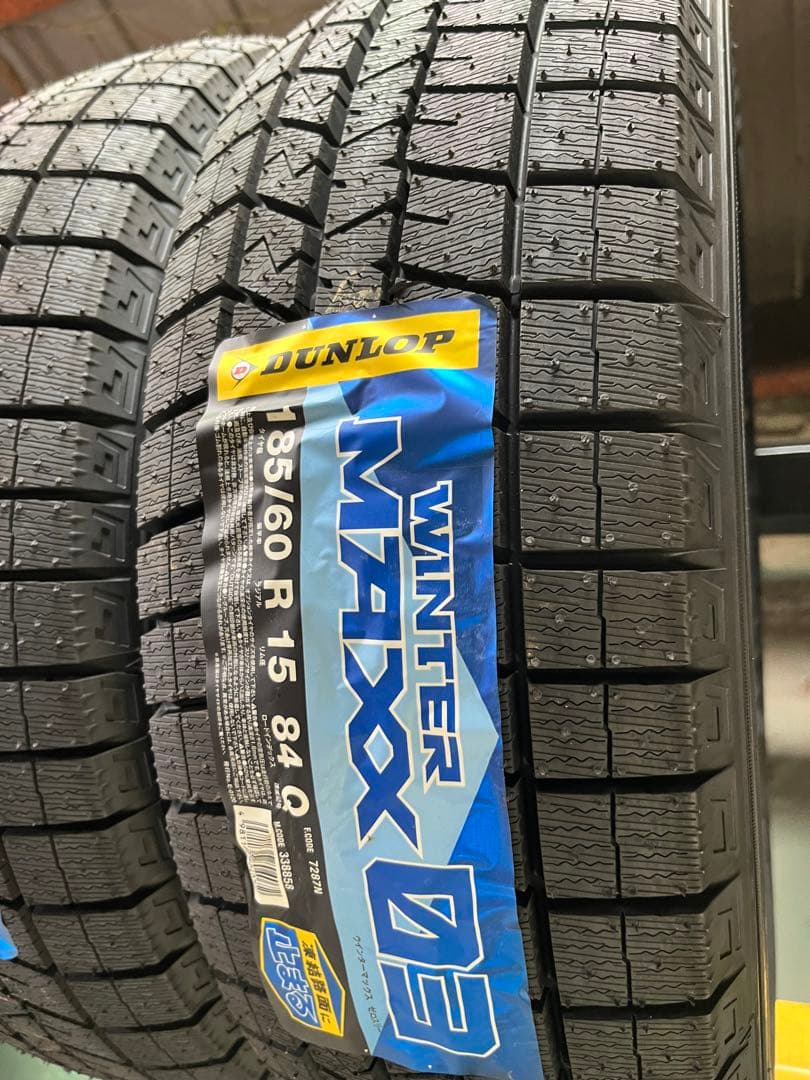 185/60R15 84Q WM03スタッドレス 2本セット