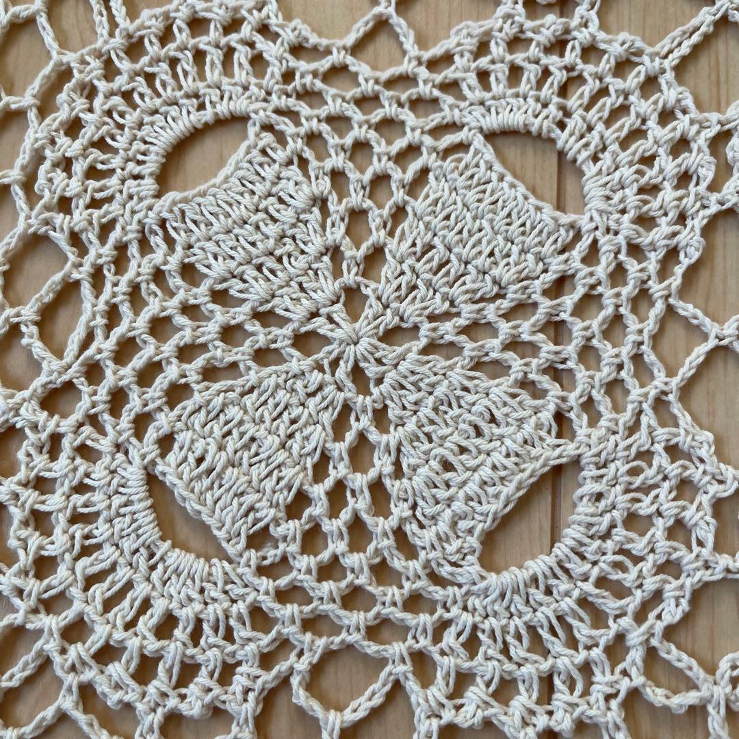 レース編み ベッドカバー大判 カバー マルチカバー