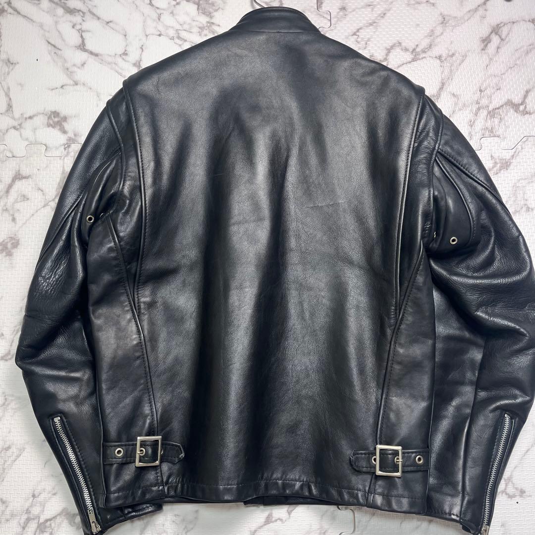 希少モデル✨【米国製】schott AT641 シングルライダース 38 黒
