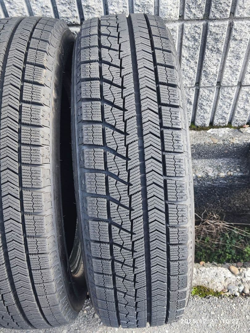 9部山　ブリヂストン スタッドレス 155/65R14 75Q 2019年製