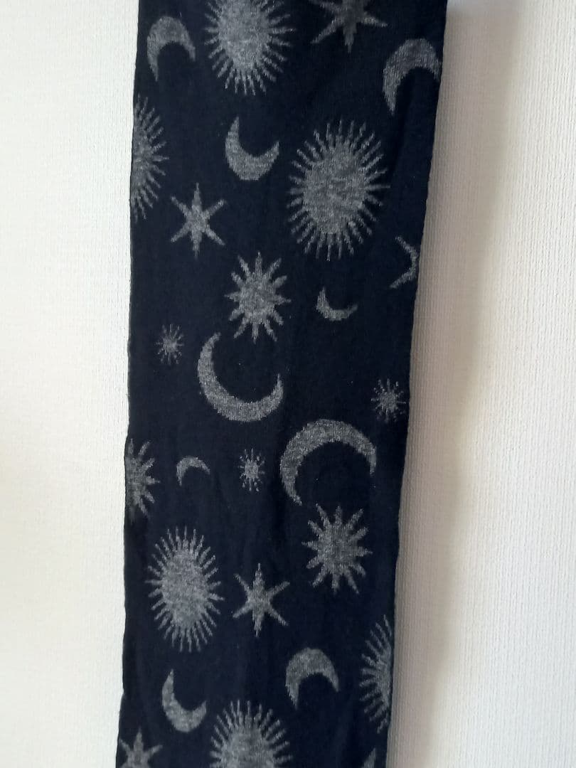 UNDERCOVER☆UNDERCOVERISM魔女期☆星月ニットマフラー☆美品