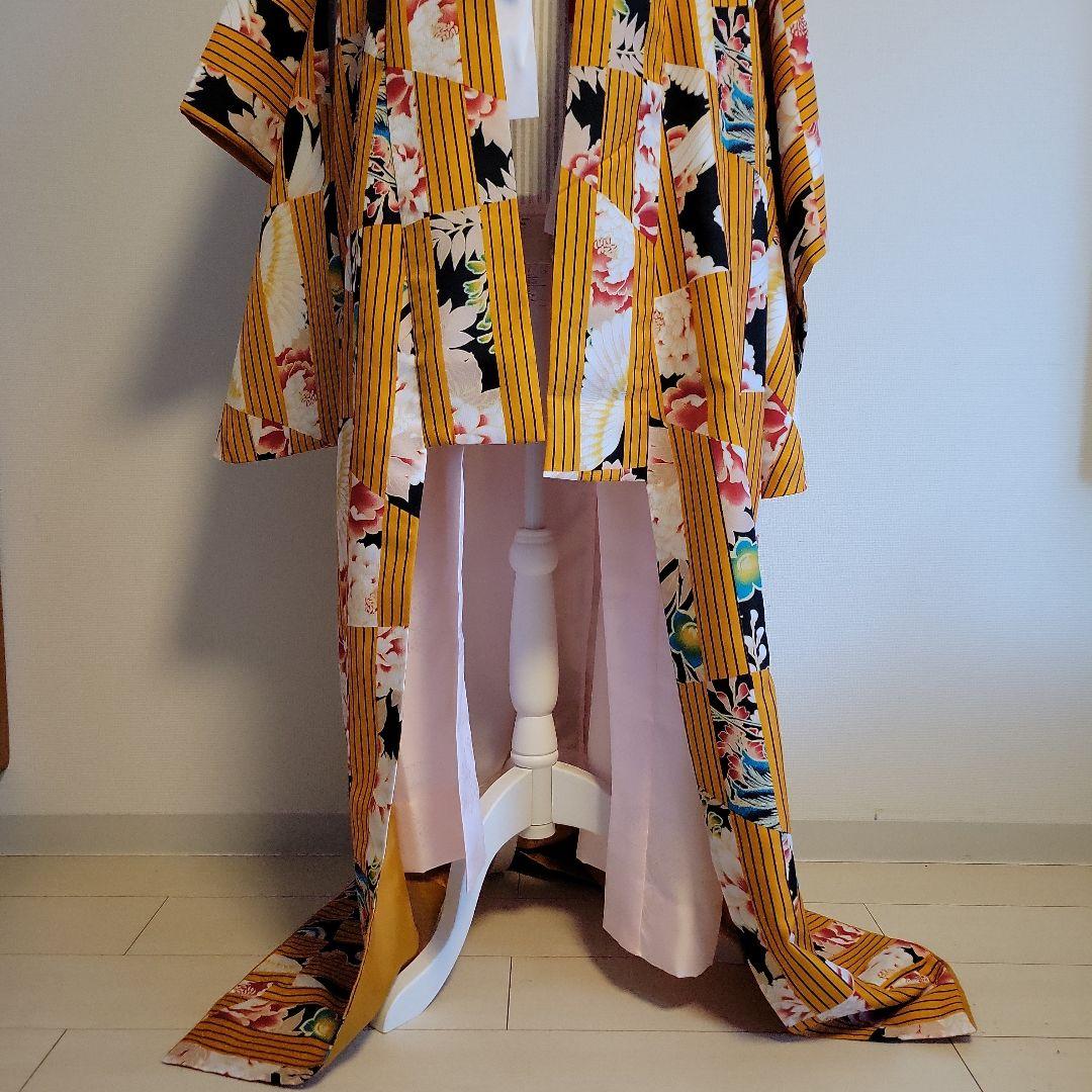 袴 4点セット + フリルレースパール 重ね衿 重ね襟