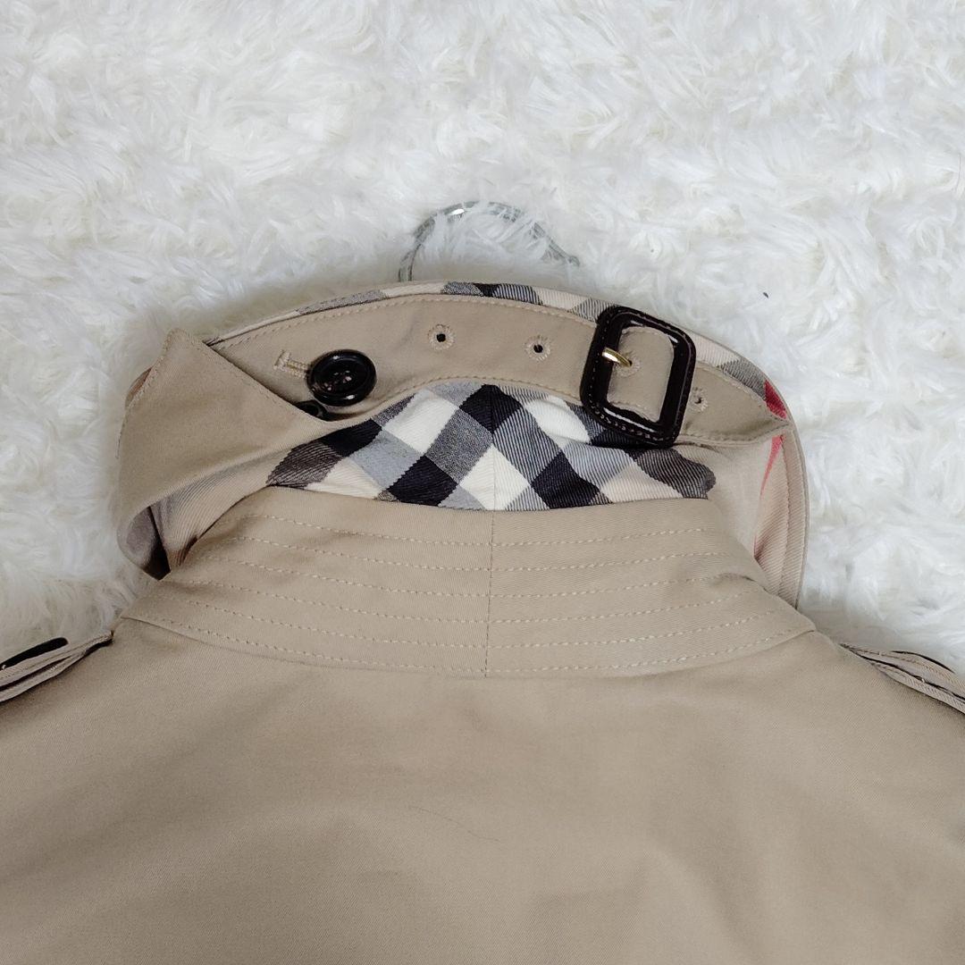 美品 バーバリー 現行 サンドリンガム トレンチコート ベージュ M ヘリテージ