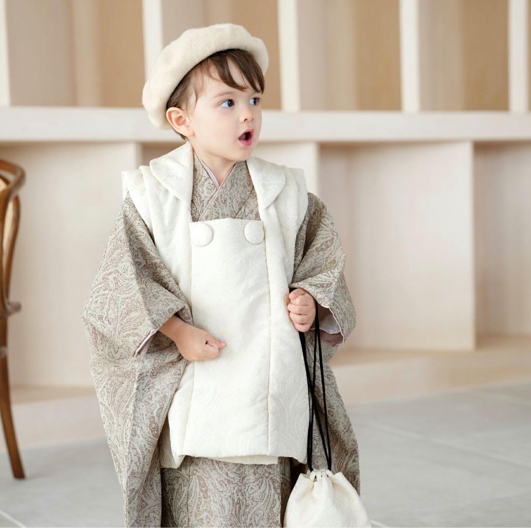 【N】utataneひよこ商店　七五三 3歳 着物 フルセット 男の子