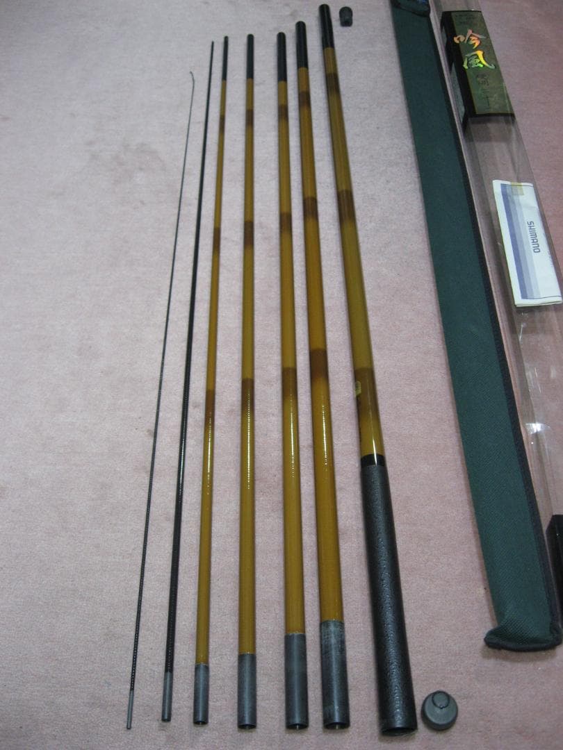 【極美品】シマノ 本格振出 へら・鯉竿 吟風 硬調21