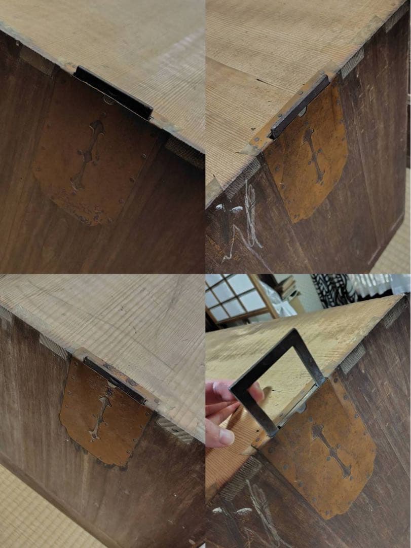 レア アンティーク ３段階 高級桐箪笥 昭和 タンス チェスト きり 家具