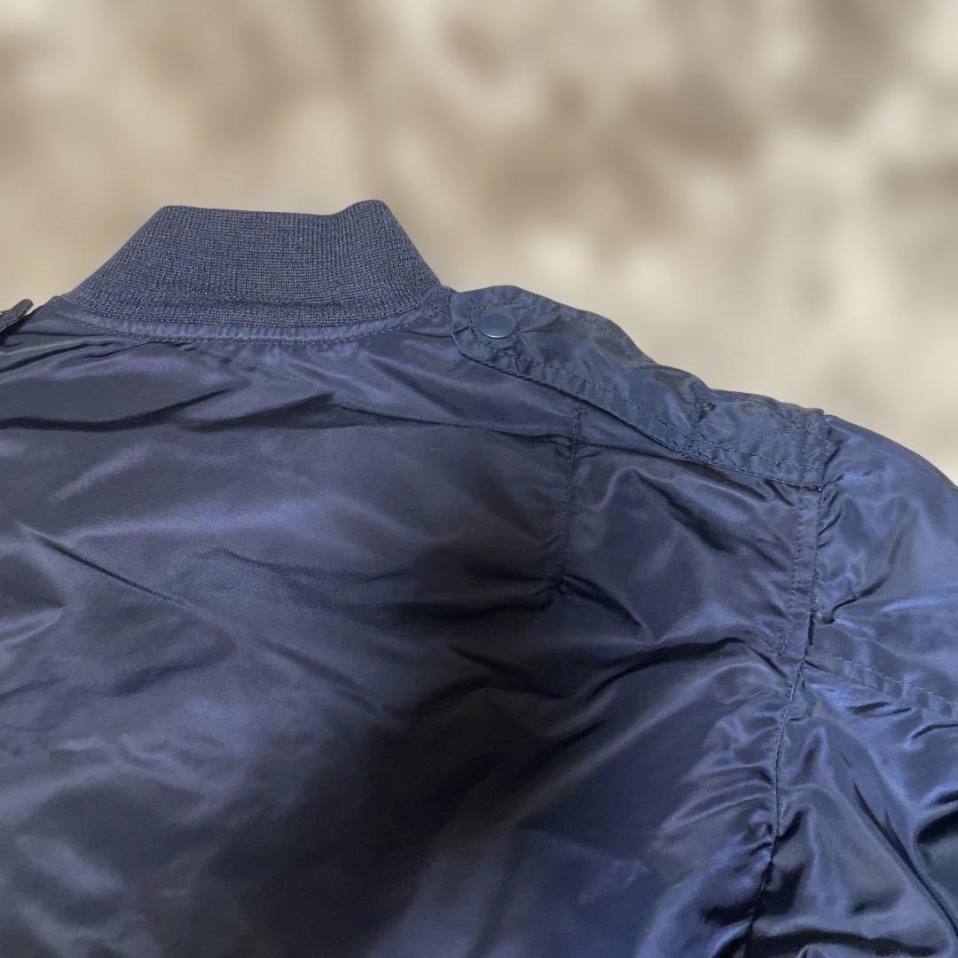 黒タグ デッドストックUSA製ma-1 Brenets Sportswear S