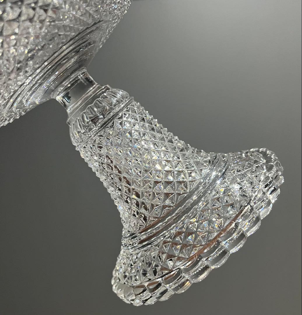 Baccarat バカラ/ 極美品 刻印有 ディアマンビゾー　コンポート