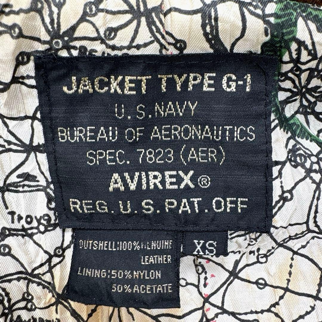 ✨希少・トップガン✨アヴィレックス　G-1 フライトジャケット　レザー　初期