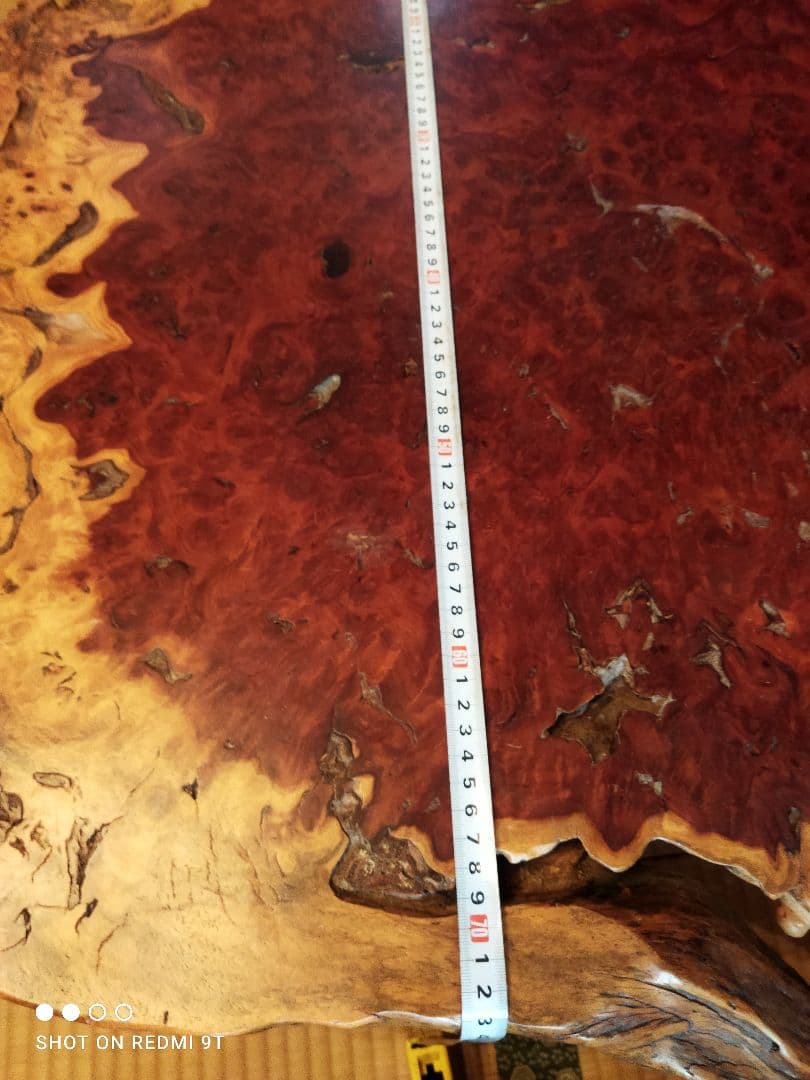 885一枚板　花梨座敷机　座卓　ローテーブル