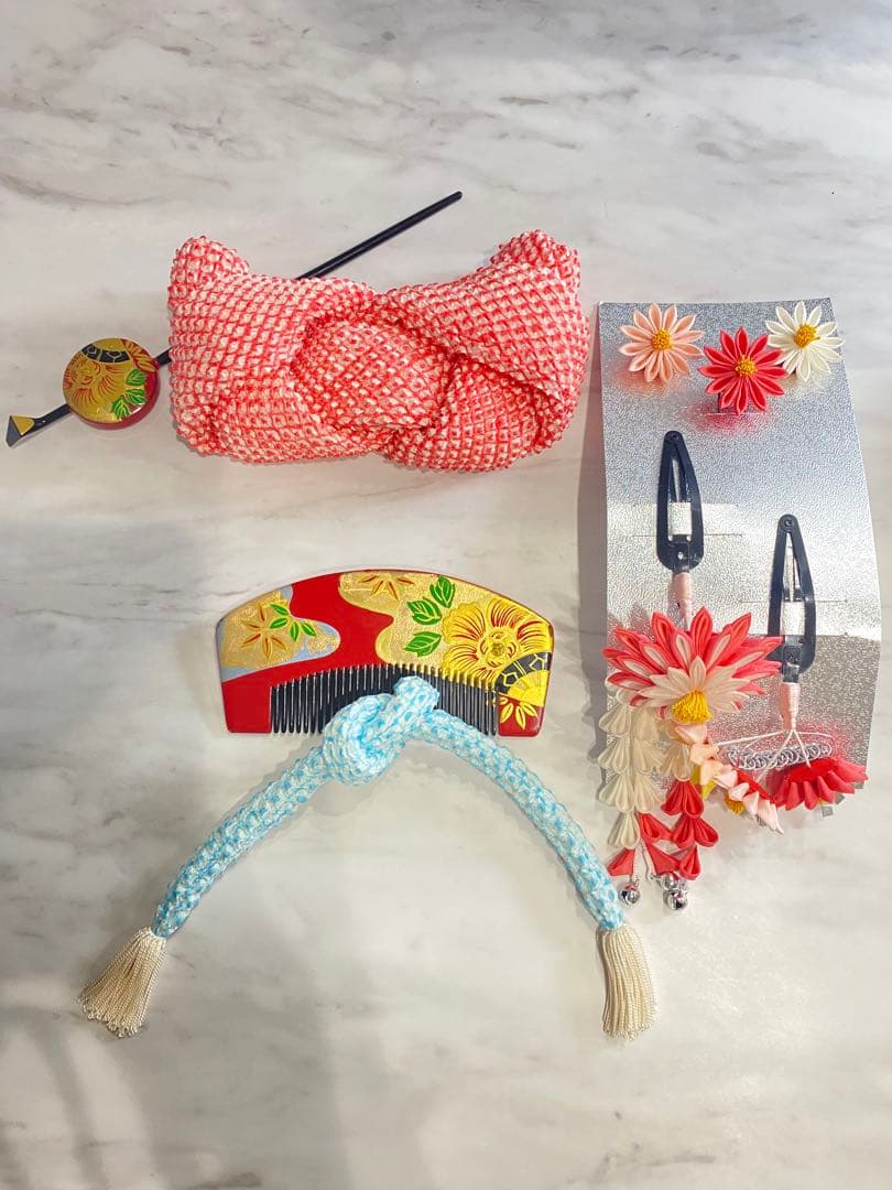 美品【京都おはりばこ】七五三用ヘアアクセサリーセット