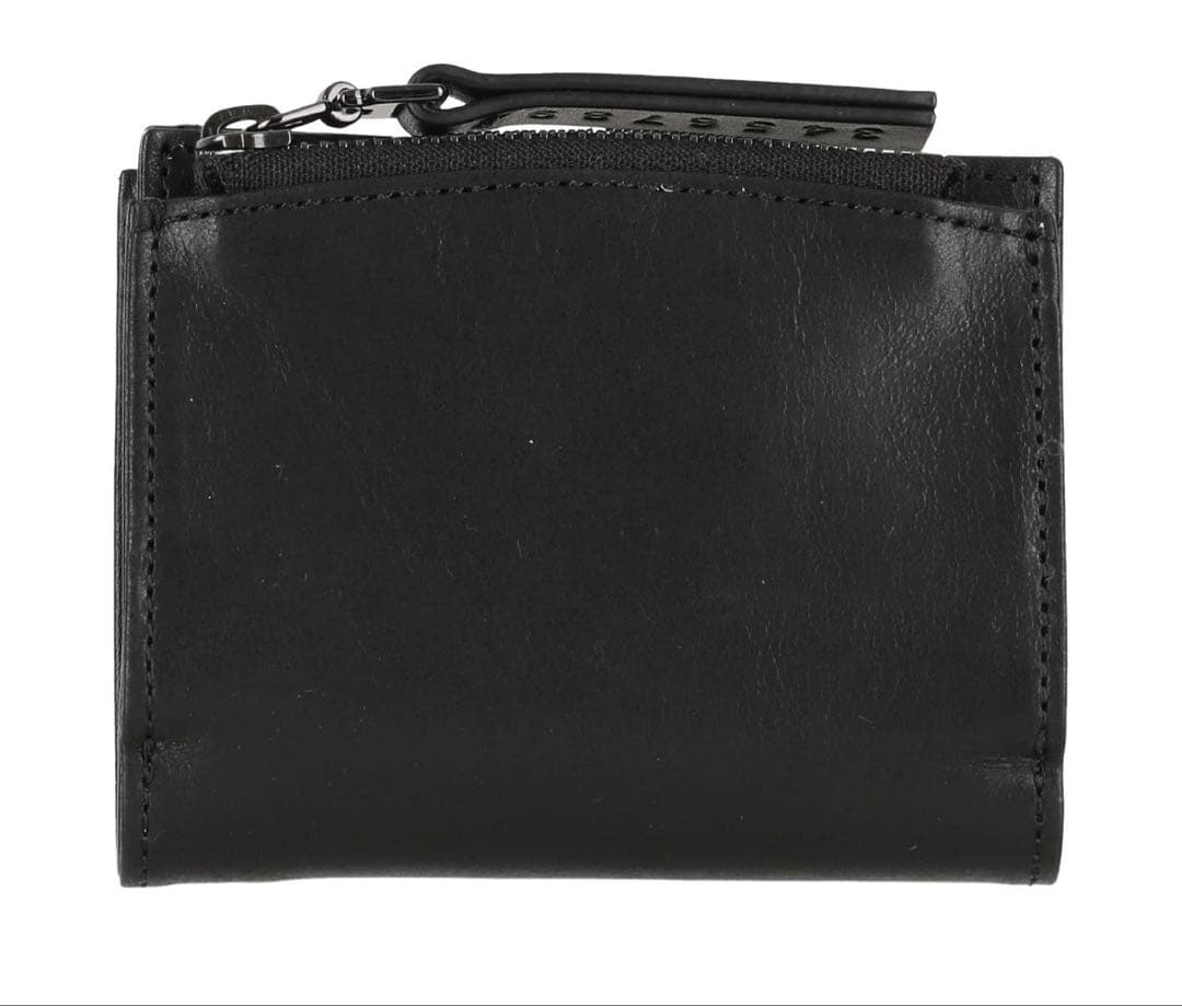 新品　Maison Margiela ブラックレザー二つ折り財布